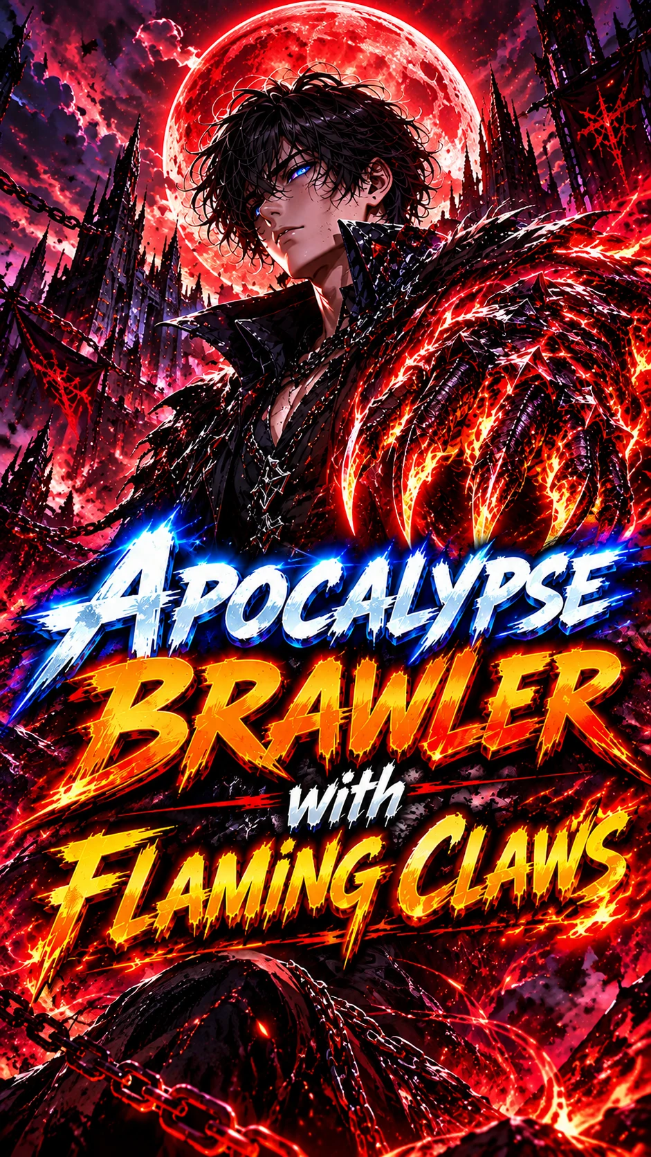 Cover for Apocalypse Brawler with Flaming Claws